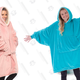 The Comfy Original Wearable Blanket (Blush) | $45 | Amazon
The Comfy Original Wearable Blanket (Aqua) | $45 | Amazon